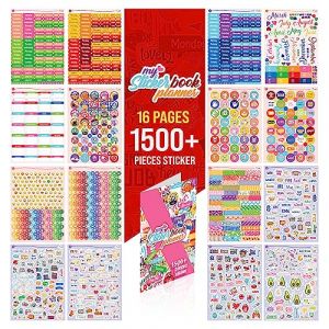 colortouch Lot de 1500 autocollants pour planificateur mensuel - Accessoires pour calendrier, planificateur, organiseur, agenda, journal, carnet de notes - Album autocollant, décoration, saisonnier (colortouch, neuf)