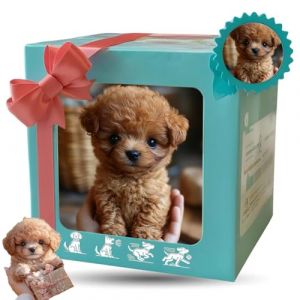 Nouveau Chien Robot Réaliste 2025, Chien Robot Intelligent, Chiot Robot IA Réaliste, Mon Chiot Robotique Réaliste, pour S'asseoir, Aboyer, Marcher et Courir Brown (HDTRJFTY, neuf)