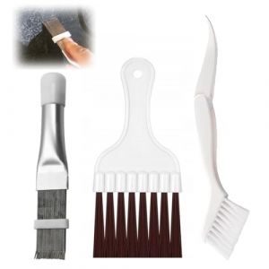 Kit de Nettoyage 3 en 1 pour S&egrave;che-Linge &agrave; Pompe &agrave; Chaleur et Climatiseurs, Peigne &agrave; Ailettes et Brosse de Nettoyage pour Condenseur, Set d'Entretien Universel (naijidianzi, neuf)
