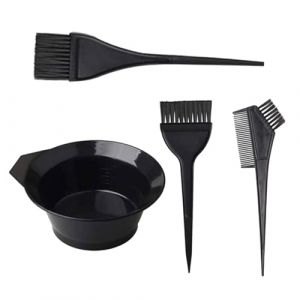 Kit de teinture pour coloration des cheveux, ensemble de bols de coloration pour cheveux | Kit d'outils de brosse pour bol de mélange de cheveux,Outils de coloration des cheveux avec 3 (QIQI-line, neuf)
