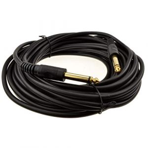 6,35 mm 1/4inch Mono Jack Fiche Guitar/Instrument/Patch câble Plaqués Or 10 m [10 mètre/10m] (kenable ltd, neuf)
