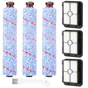 Accessoires pour aspirateur Bissell CrossWave 3 en 1 C3 Pro 3555N, 3 brosses multi-surfaces 1868 + 3 filtres 1866 pour aspirateur Bissell CrossWave 17132 2225N 2582N 25821 2519 (JinFengMaoYi-FR, neuf)