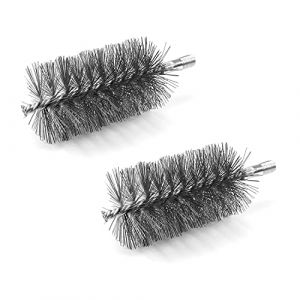 Utoolmart Lot de 2 brosses de nettoyage rondes en fil d'acier pour tube de chemin&eacute;e, M12, 65 mm de diam&egrave;tre et 160 mm de longueur (Utoolmart EU, neuf)