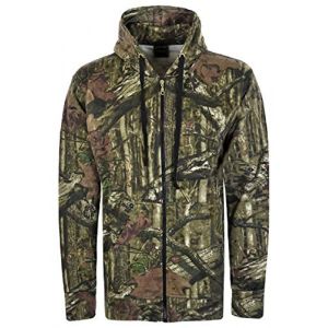 Veste à Capuche Zippée en Polaire pour Hommes de la Chasse au Camouflage dans la Jungle - Tailles S-5XL (Fashion Oasis, neuf)