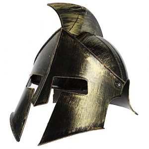 OATIPHO Casque De Soldat Romain Adulte Pour Costume De Soldat Accessoire De Cosplay D&eacute;coration Avec Look Antique R&eacute;aliste (Tsun Ki-sung, neuf)