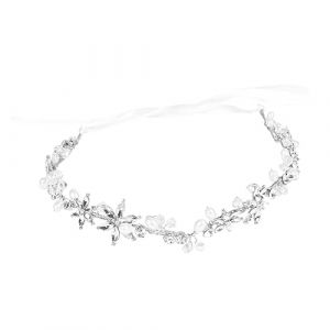 HONITANO 1 Pi&egrave;ce Strass Accessoires De Cheveux Bandeau Coiffe Pour Femmes Mari&eacute;e Accessoire De Cheveux Accessoire De Cheveux De Mariage Mari&eacute;e Coiffe Accessoires De Mari&eacute;e Coiffe De Mari&eacute;e (LUWELI, neuf)