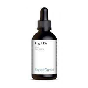 Lugol 1% - Iode en Gouttes - Soutient de la Thyroïde - Nettoie Plaies et Brûlures - Solution iodo-iodurée - 1000 gouttes - SuperSmart (Supersmart SA, neuf)