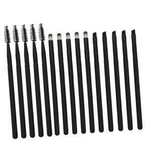 BAZEITFLOW 15 pi&egrave;ces Kit Pinceaux Maquillage Noir Brosses Sourcils L&egrave;vres Cils pour Maquillage Du Teint L&eacute;ger et Portable Adapt&eacute; aux Peaux D&eacute;licates (KINING, neuf)