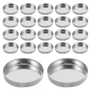 Gatuida 30 Pi&egrave;ces Palette de Maquillage Vide M&eacute;tallique Ronde Bo&icirc;te Rechargeable pour Fards &agrave; Paupi&egrave;res et Blush Rangement Cosm&eacute;tique Portable pour Voyage et Organisation Beaut&eacute; (Queenie ruy, neuf)