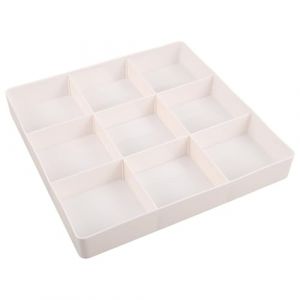 Mipcase Organisateur Tiroir Extensible pour Coiffeuse Bo&icirc;te Rangement Maquillage Plastique avec Compartiments Ajustables pour Table de Maquillage et Salle de Bain S&eacute;parateur Tiroir Blanc (andy wang, neuf)