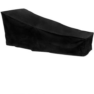 TIMESETL Housse Transat pour Chaise Longue de Jardin Imperm&eacute;able Housses de Bains de Soleil Coupe-Vent, Anti-UV, Anti-Poussi&egrave;re, Tissu Oxford, Housse de Protection Bain de Soleil (200x75x40/80cm) (TXJ-EU, neuf)