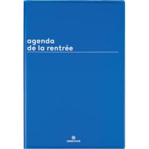 Oberthur - 1 Agenda Semainier de la Rentrée - Couverture Boréal Bleu - Septembre 2025 à Septembre 2026 - Format 16 x 24 cm - 3 Langages (Papeterie Libellus, neuf)