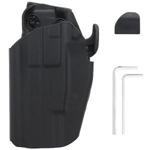 ACEXIER Étui Tactique de Pistolet Gauche Droit pour G1ock 17 20 21 22 31 / H & K VP40 45 / S & W M & P 22 45 9mm / S1GP225 / Taurus PT24 PT809 PT840 (Left-Black) (BOXUN-FR, neuf)