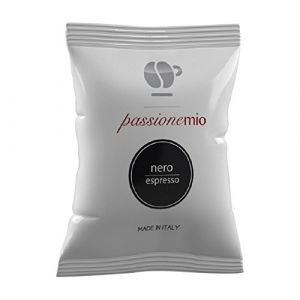 Lollo Caffè Passione Mio Lot de 200 dosettes capsules, mélange noir, compatible avec les machine A Modo Mio (CAVEBA 2.0 SRL, neuf)