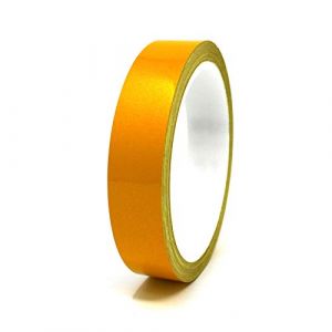 Finest Folia Bandes adhesives décoratives pour auto voiture moto bateau modélisme nombreux coloris longueur 10m ruban adhésif (Jaune réfléchissant, 20mm) (Finest-Folia, neuf)