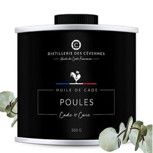 Distillerie des Cévennes - Huile de Cade pour Poules et Volailles - 500g - La Seule Huile 100% Fabriquée et Distillée en France (HUILE DE CADE VRAIE DISTILLERIE DES CEVENNES, neuf)