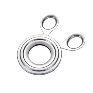 Ouvre Coquille Oeuf, Coupe Oeuf à la Coque, Ouvre Oeuf Inoxydable, Coupe-oeuf, Ciseaux à Oeufs Décapant la Coquille, pour Accessoires de Cuisine Bouillis Durs (jifeishangmaodian, neuf)