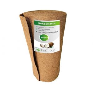 EraGreen&reg; Tapis en coco 100 % en fibres de coco - 1 m x 3 m avec 800 g/m&sup2; - Protection hivernale et contre le froid pour les plantes - un c&ocirc;t&eacute; avec latex naturel - Tapis anti-rongeurs (EraGreen, neuf)