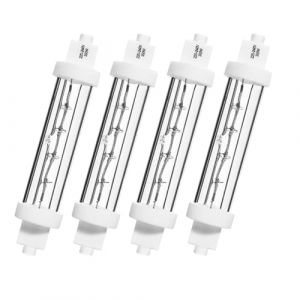G&eacute;n&eacute;rique Lot de 4 Ampoules chauffantes R7S, Ampoules halog&egrave;nes lin&eacute;aires de 118 mm, id&eacute;ales pour Les buffets, Les &eacute;v&eacute;nements avec Traiteur - Lampes halog&egrave;nes Alimentaires,300W (TaiYuanWanQianChongAiShangMaoYouXianGongSi, neuf)