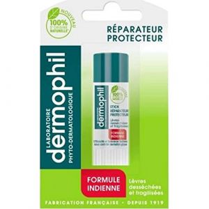Dermophil Stick Lèvres Réparateur Protecteur Formule Indienne (lot de 3) (SASU Avalanche, neuf)