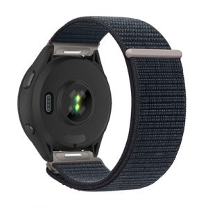 Nylon Bracelet de Montre pour Garmin Forerunner 165 Sangle, avec R&eacute;glable &agrave; Lib&eacute;ration Rapide Souple Bande de Remplacement pour Femme et Homme Compatible avec Garmin Forerunner 165 Music Bracelet (4) (Kemikeji, neuf)