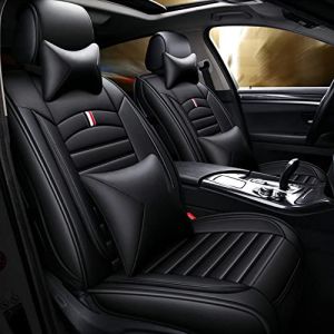 JoyRozTek Housse de si&egrave;ge Auto pour Peugeot 3008 5 Places, Ensemble Complet de Protection Toutes Saisons, avec Dossier et Appui-t&ecirc;te int&eacute;gr&eacute;s, ZT09, Noir (JoyRozTek, neuf)