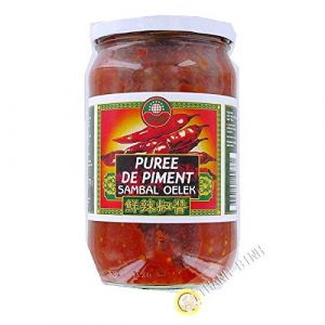 Purée piment Sambai Oelek PSP 720g Chine - Pack de 3 pcs (MAI DISTRIBUTION - Partenaire de THANH BINH JEUNE, neuf)