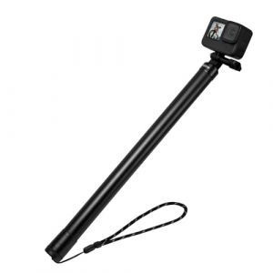 TELESIN Perche &agrave; Selfie Ultra Longue de 2,7 m en Fibre de Carbone pour GoPro Hero 13 12 11 10 9 8 7 Max, DJI Osmo 360 Action 6 5 Pro 4 3, Insta 360 X5 X4 X3 X2 et Autres cam&eacute;ras d'action (TELESIN Official Store, neuf)