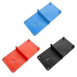 GXGM 3 Pièces Gabarits De Perçage Pour Charnières Perçages De Pots 35Mm, Plaque De Montage 32 Lignes De Trous, Raccords Excentriques De 22.5Mm Trous De Diamètre,Gabarit De Percage Charniere (GXGM, neuf)