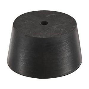 sourcing map Caoutchouc Conique Bouchon 42mm &agrave; 50mm avec Trou Noir pour Bouchons, Li&egrave;ge, Bouchon d'&eacute;gout, Bouchon tuyau d'eau, Bouchons pour instruments exp&eacute;rimentaux (Weisser Berg, neuf)