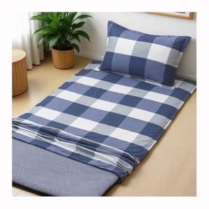 Mswborml Imprim&eacute; Housse de Futon Sol Japonaise avec Fermeture &Eacute;clair, Amovible Housse de Protection pour Tapis de Tatami en Coton Lavable Housse en Coton pour Matelas Futon,E,90x200cm/35x79in (TIANYOUWANG, neuf)