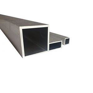 Tube carré en aluminium (15 mm x 10 mm x 1,5 mm x 2000 mm) (MetalNOW, neuf)