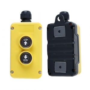 Ausi Interrupteur de commande &agrave; distance pour remorque &agrave; benne basculante 12 V CC pour hayon &eacute;l&eacute;vateur, commande de mont&eacute;e et de descente avec coque arri&egrave;re magn&eacute;tique en ABS (Ausi EU, neuf)