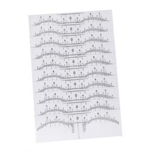 BELLIFFY 10pièces Règle à Sourcils Outil Précis Pour Microblading Et Maquillage Permanent Gabarit De Dessin Pour Femmes Et Filles (Hunation, neuf)