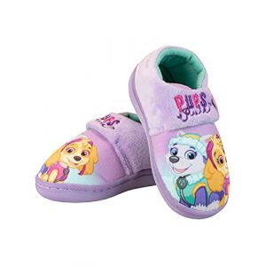 Paw Patrol Filles Chaussons Violet Everest Skye 23 (Character FR, neuf)