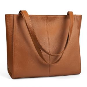 befen V&eacute;ritable Sac Cabas en Cuir Femmes Sacoche, Sacs &agrave; Main en Cuir Femmes avec Compartiment pour Ordinateur Portable de 14 Pouces (SRSK store, neuf)