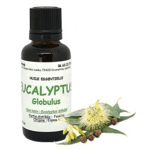 Huile essentielle d'eucalyptus globulus (100 ml) "Eucalyptus globulus" (L'herbier des Alpes, neuf)
