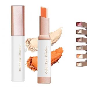 Fard &agrave; paupi&egrave;res d&eacute;grad&eacute; paillet&eacute;, b&acirc;ton portable bicolore, effet nacr&eacute;, waterproof et longue tenue (Guangzhoujinmianshangmaoyouxiangongsi, neuf)