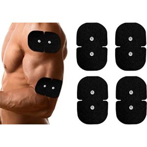 TENSPAD SILVER Set de 4 &eacute;lectrodes doubles pour appareils Sport-Elec (Free Action, Global Stim, Farmastim, MultisportPro) (TENSPAD, neuf)