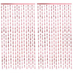 Lot de 2 décorations pour enterrement de vie de jeune fille, décorations pour enterrement de vie de jeune fille, rideaux de pluie pour enterrement de vie de jeune fille, décorations pour enterrement (YU CHENGLONG DE DIAN, neuf)