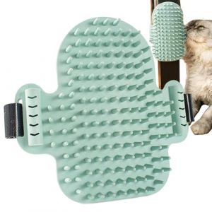 Brosse de massage de toilette pour animaux de compagnie | Espacement d'angle avec voiture -coiffeuse pour chat - Peintures murales douces pour pennil et rayures de fourrure, carrières de fureur avec (credik, neuf)