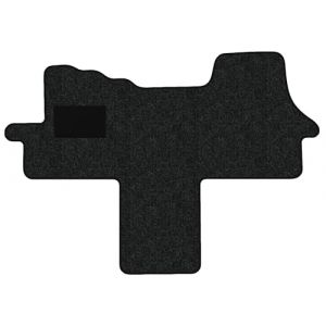 Jeu de Tapis Compatible avec Fiat Ducato, Type 250 (ann&eacute;e de Construction 2006-2024), Robust Anthrazit | 1 PCE | Contour Gris (alpha-tex, neuf)