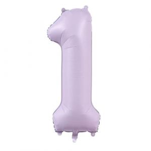 Alaoo Foil Ballons,Numéro 1 Ballons Fête Grands 40pouces,Ballon Anniversaire Pour Femmes Filles Enfants Pour Décoration Fête à Thème Violet Remise Diplôme Baby Shower Célébrations Mariage (Liangxian, neuf)