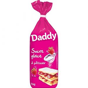 SUCRE GLACE SACHET POLY 1KG, DADDY, LOT DE 4 (IC-Boutique, neuf)