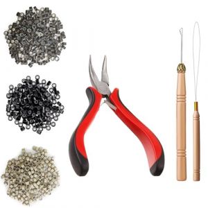 Hair Extension Kits for Beginners, 185g Hair Extension Tool for Women, Iron Household Hairstyling Supplies, Ideal for Girls, Dance, Wedding, Party, Dating, Easy-to-Use Hair Accessories (ganyutrade, neuf)