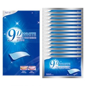 28 Bandes de Blanchiment Dentaire Professionnel pour Dents Sensibles, Blanchisseur de Dents Rapide et Efficace pour &Eacute;liminer les Taches de Caf&eacute;/Tabac/Vin, Sans Peroxyde (naijidianzi, neuf)