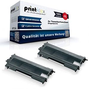 2 x Cartouches de toner alternative pour Brother HL2020 HL2030 hl2030r hl2032 hl2032dn HL2040 TN 2000 TN2000 Toner noir XXL Double Pack – Pro Serie (Print-Klex GmbH & Co.KG, neuf)