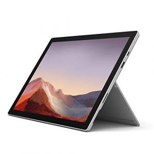 2019 Microsoft Surface Pro 7 avec Intel Core i5-1035G4 (12,3-pouces, 8 Go RAM, 256 Go SSD) Platine (Reconditionné ) (Plunc™ Tech Recycling, neuf)