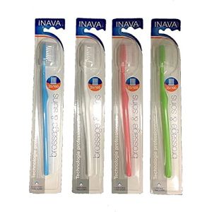 Inava Brosse à Dents MI DURE 25/100 - Lot de 4 Brosses (4) (WEBPARA, neuf)