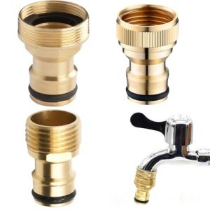 SGERUFZ Adaptateur Universel pour Robinet, Raccord Tuyau d'Arrosage, Embout Tuyau Arrosage, Adaptateur Robinet Tuyau, Kit de Connexion Rapide pour Jardin (BeanyBeng, neuf)